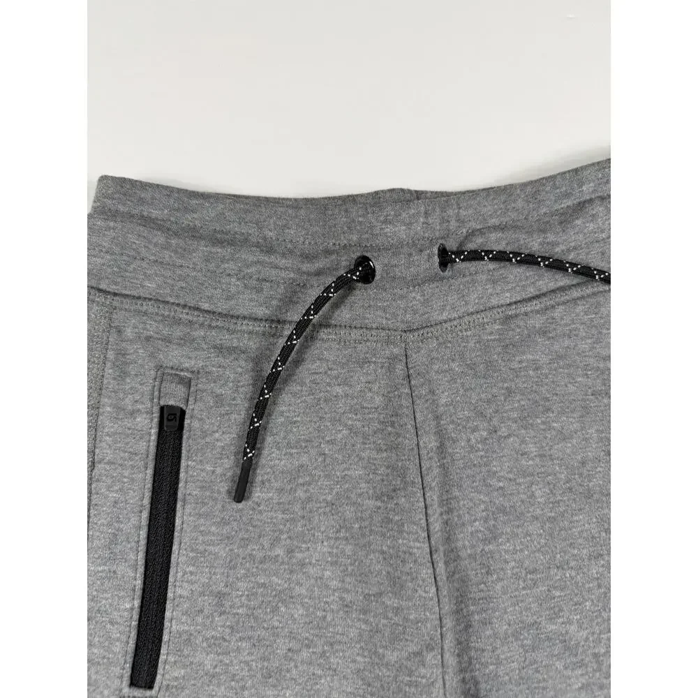 NEW GapFit Tech Joggers Gray Zip Pocket Athletic Pants Boys Small 6-7
